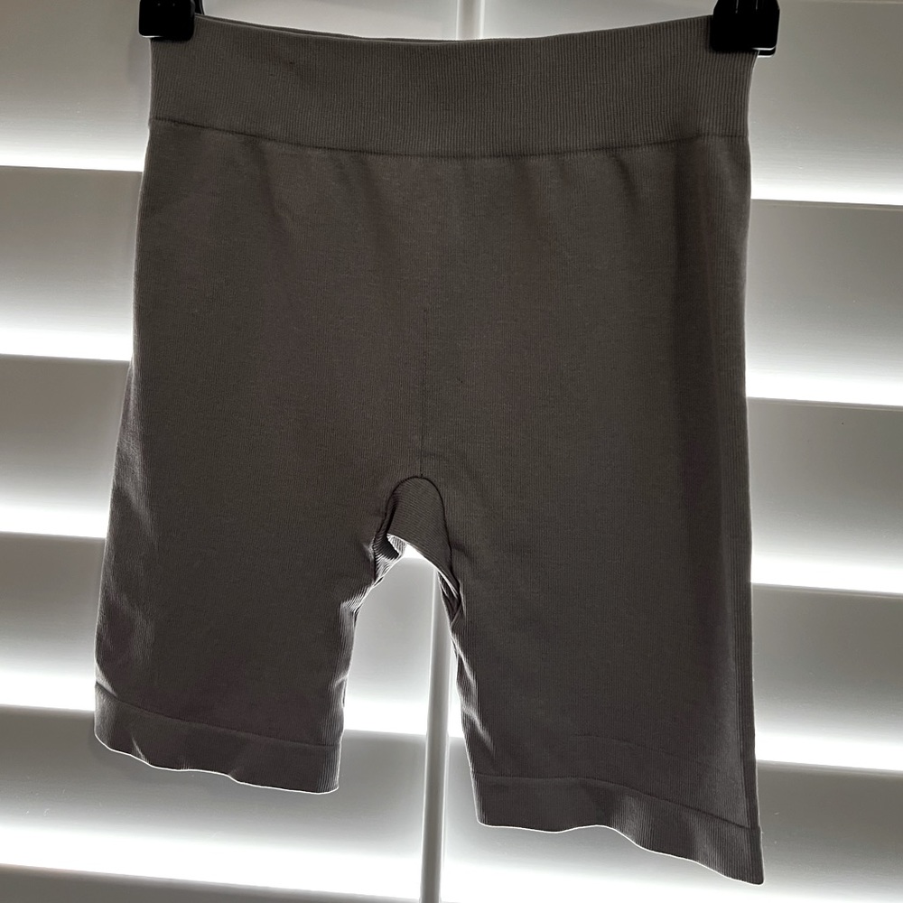 Free People Ribbed Biker Shorts